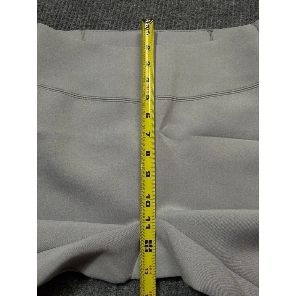 SKIMS Women Size XL Sport Swim Long Pants Chrome Gray SW-PNT-0073 NEW